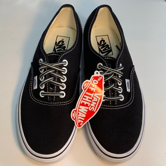 Vans Authentic Solid Canvas Skateboard Sneaker With Contrast Stitching - Picture 7 of 10